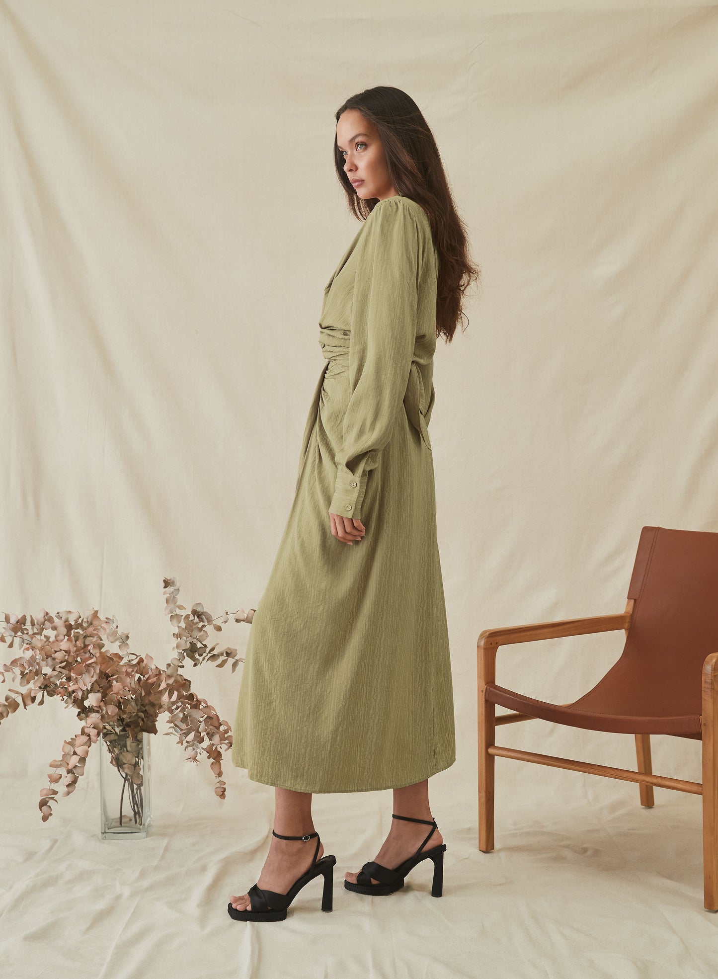 Esmaee Veronica Shirt | Sage