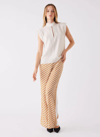 Esmaee Compass Top | Creme