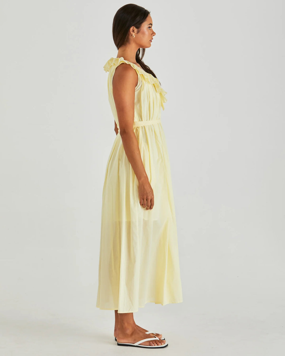Sass | Lilla Ruffled Neck Dress