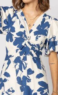 Drama the Label | Halo Dress - Blue Flower