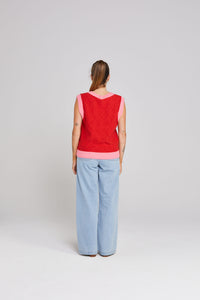 Thing Thing Shackle Vest | Pink Lipstick