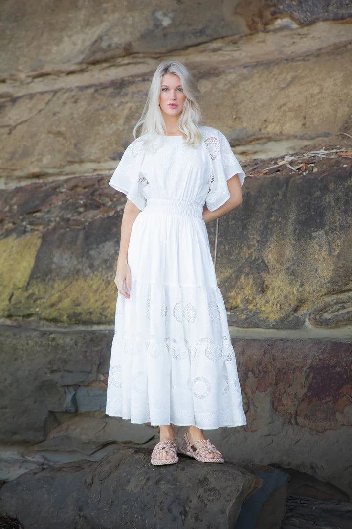 The Bay | Cloud Embroidered Dress