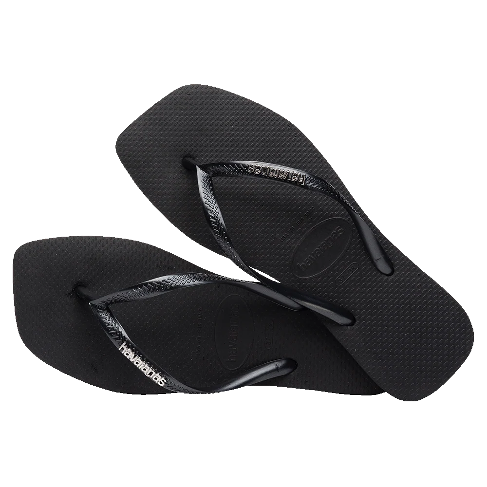 Havaianas | Slim Square Logo Metallic Jandal