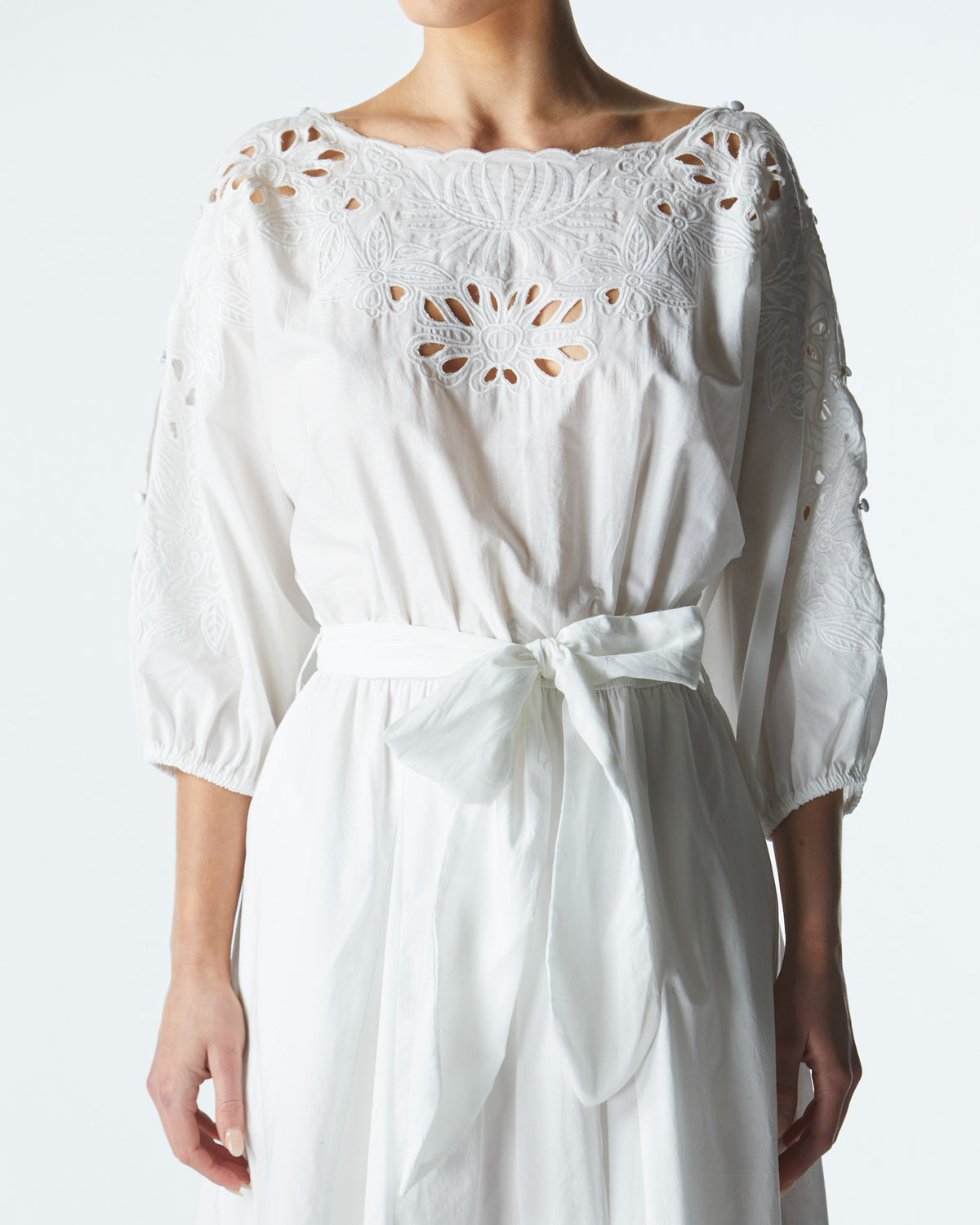 Fate + Becker | Lily pond Embroidered Dress