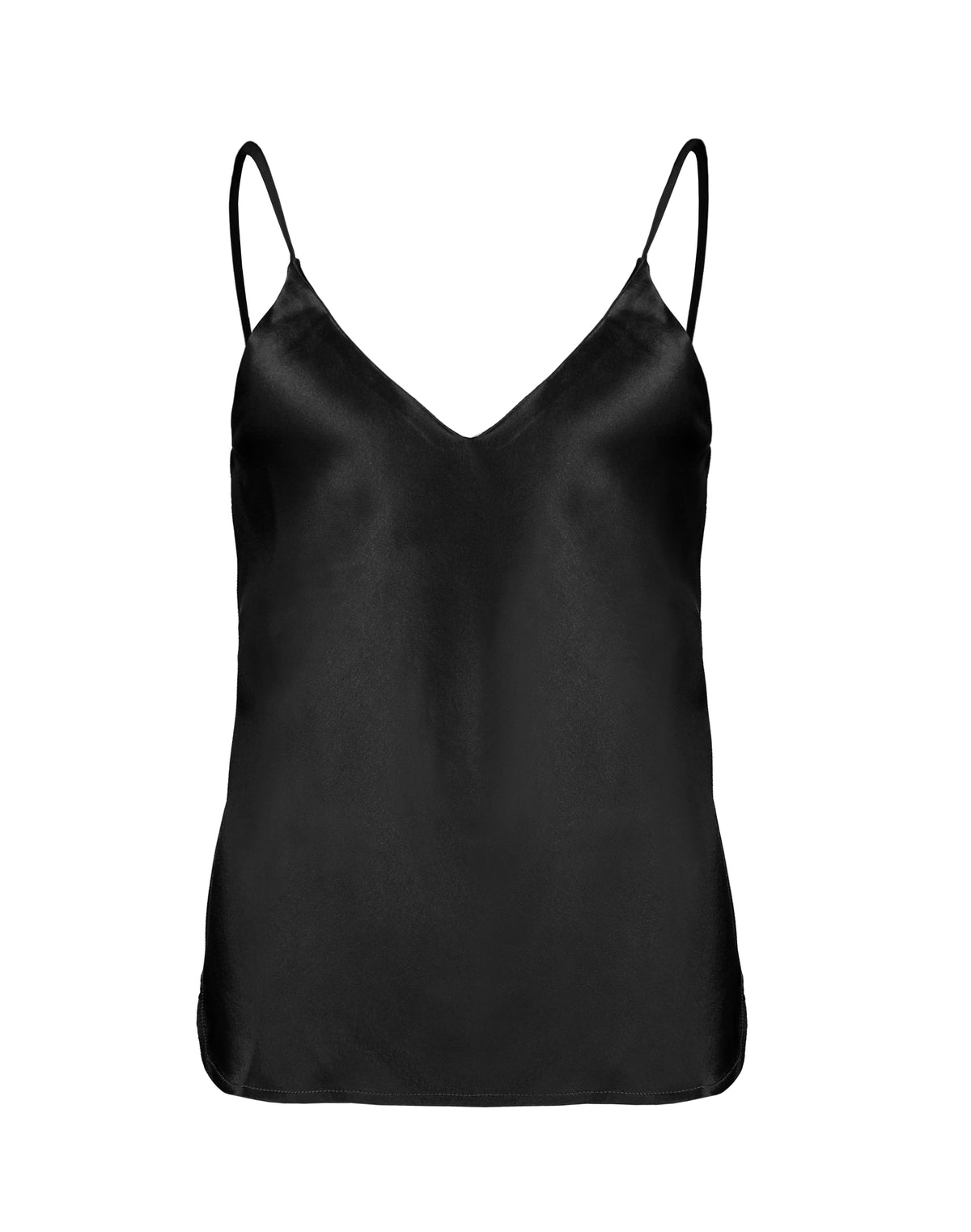 Storm Liquid Satin Cami | Black