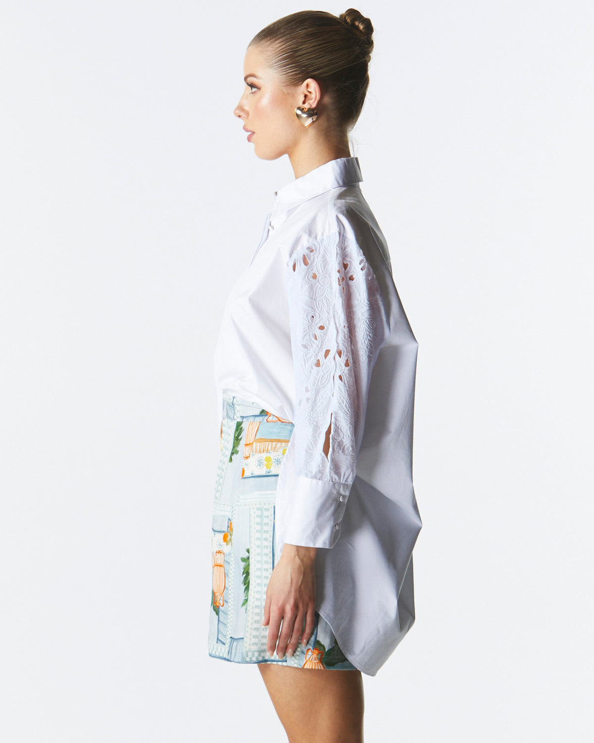 Fate + Becker | Lily Pad Broderie Shirt