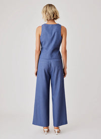 Esmaee Pier Top | Dark Blue