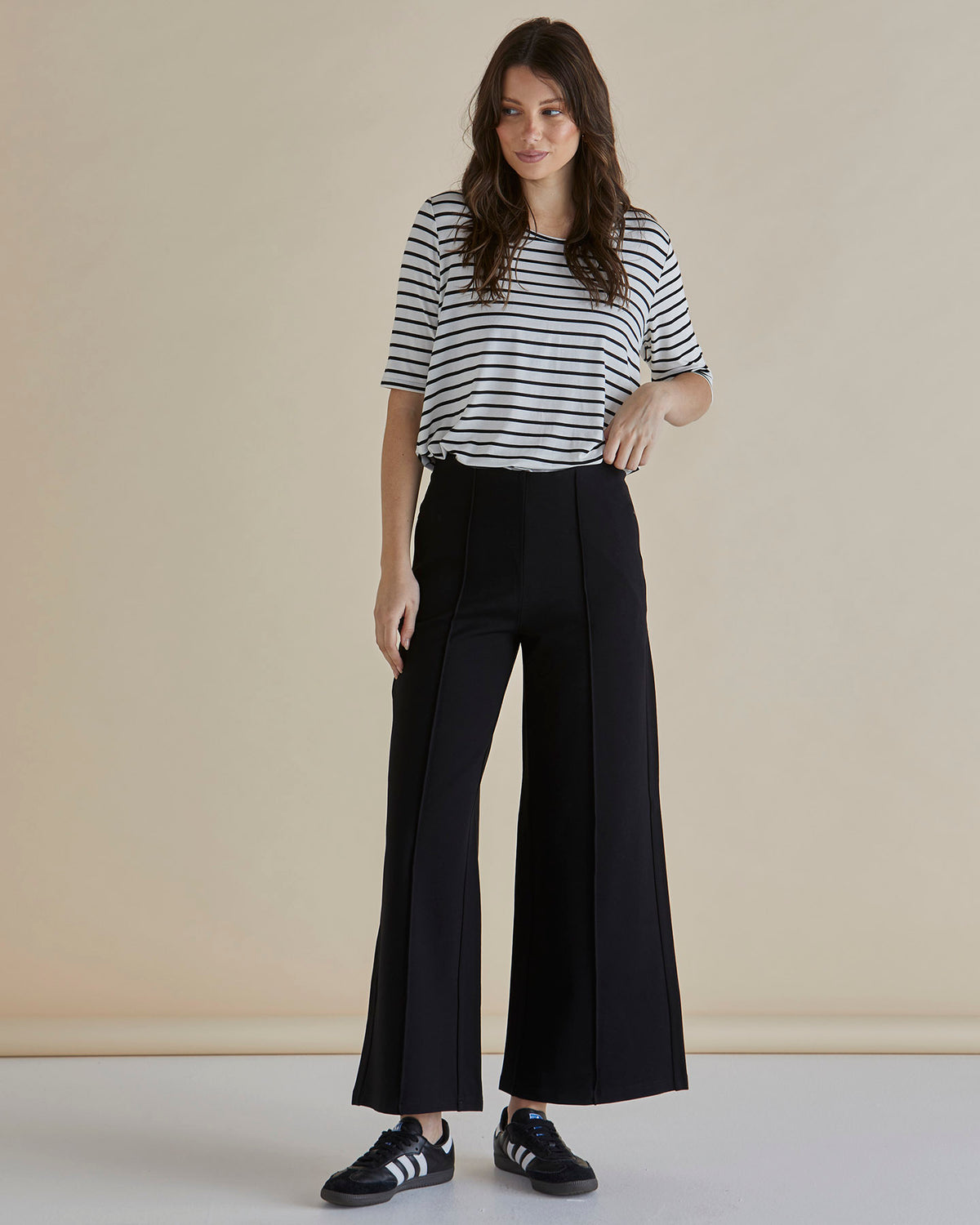 Betty Basics | Elodie Wide Leg Ponte Pant