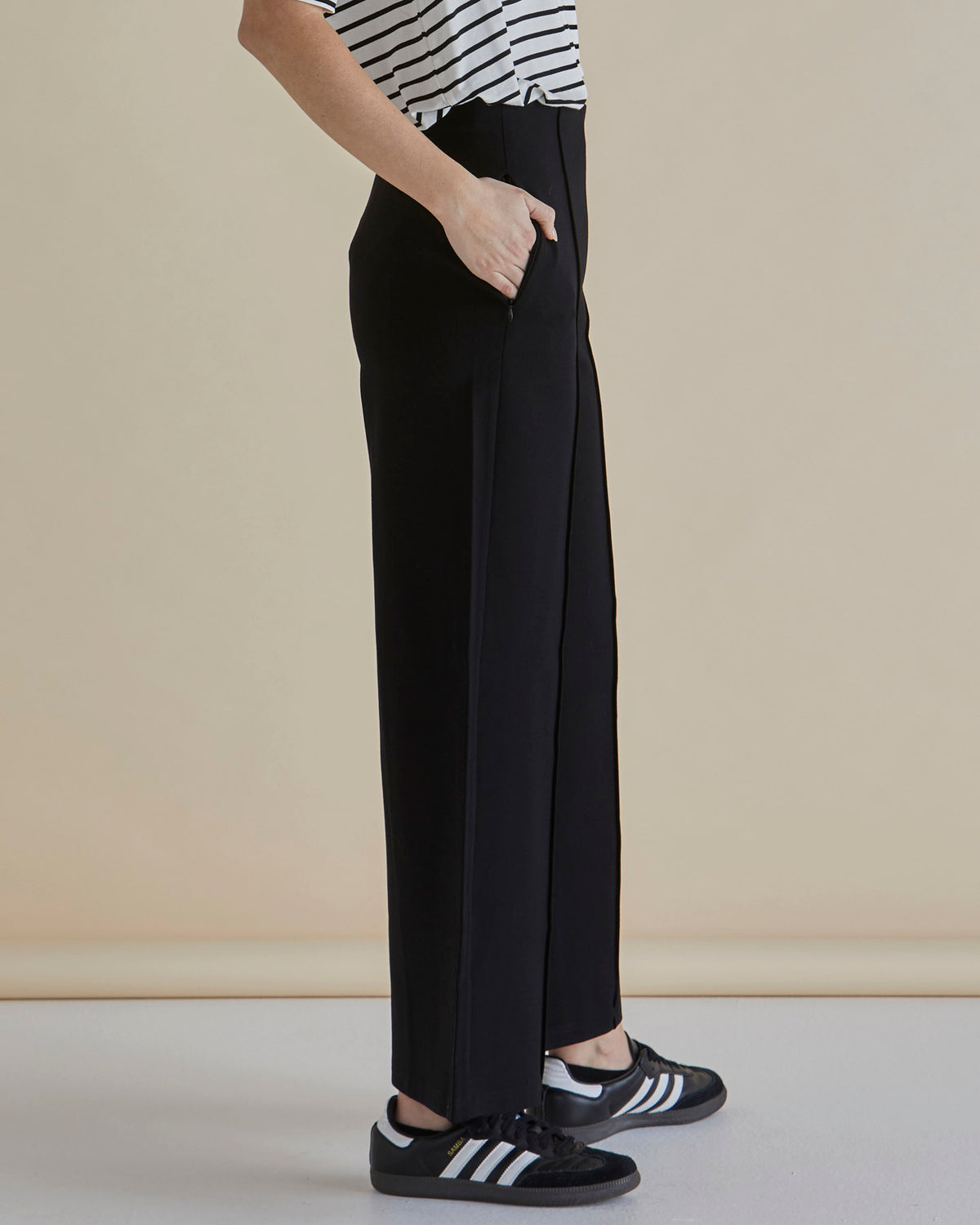 Betty Basics | Elodie Wide Leg Ponte Pant