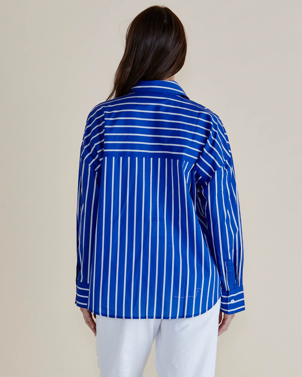 Betty Basics | Regatta Blue Stripe Shirt