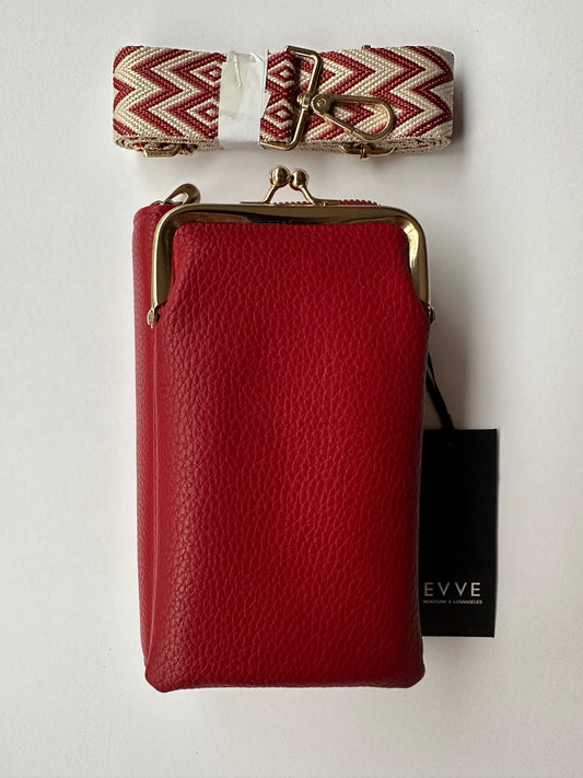 EVVE Justine Phone Bag | Red
