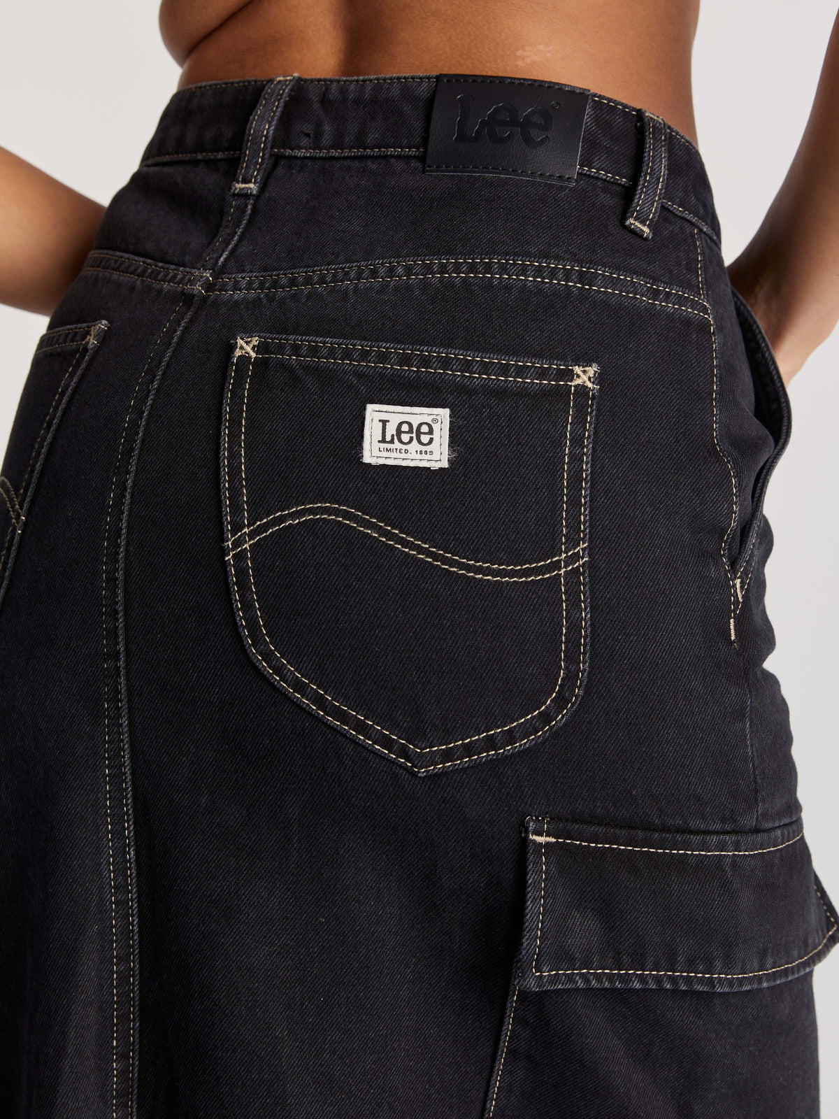Lee Cargo Midi | Throwback Black