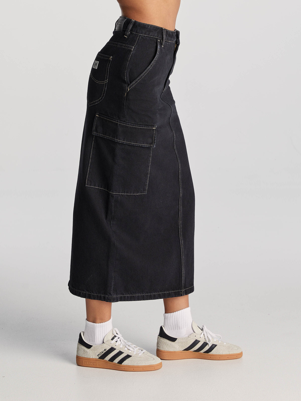 Lee Cargo Midi | Throwback Black