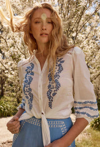 Once Was | Fleurine Slub Shirt