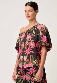 Once Was | Juno One Shoulder Top