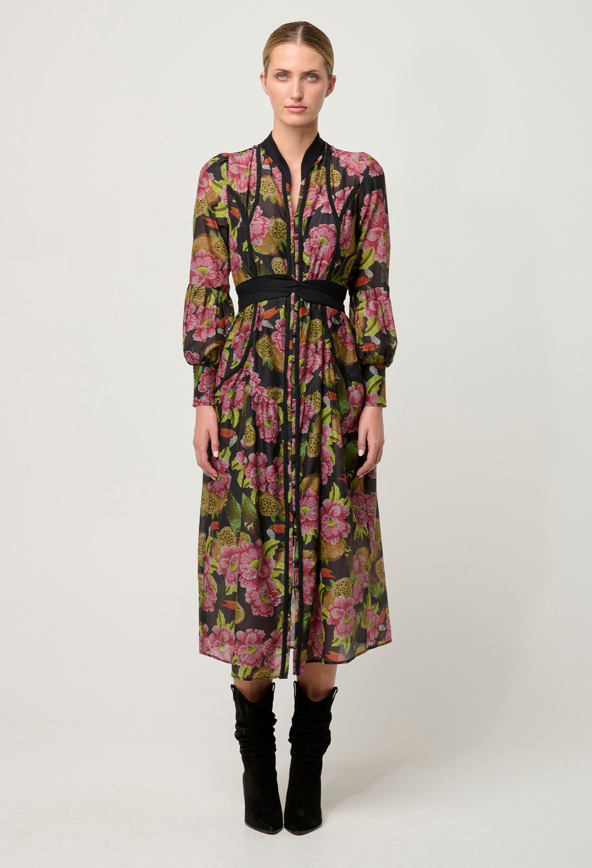 Once Was | Esmeralda Midi Dress