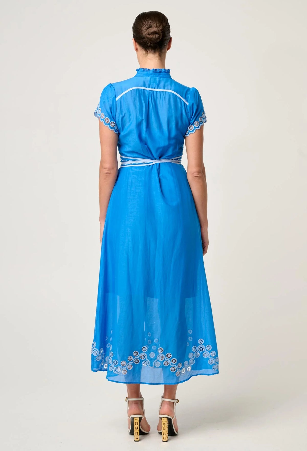 Once Was | Xanthia Dress - Blue Topaz
