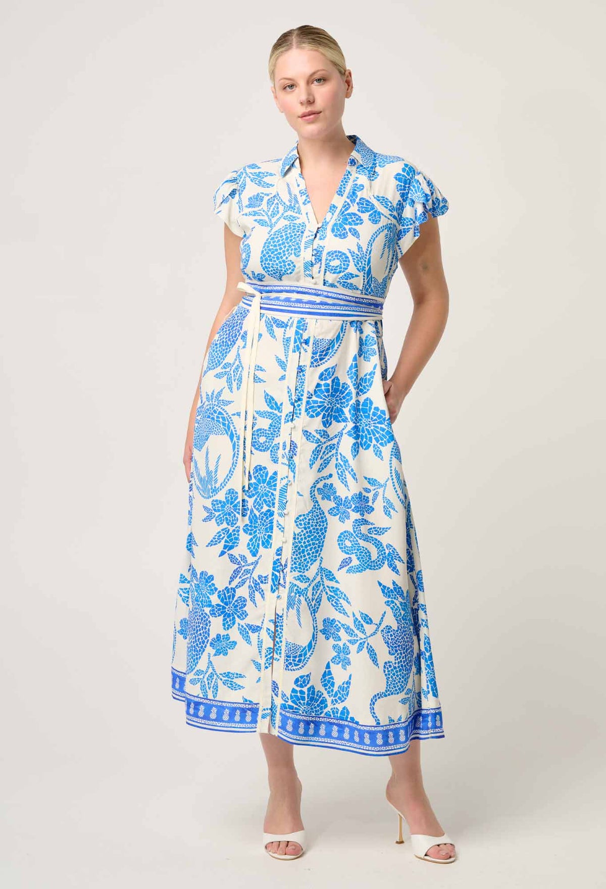 Once Was | Callista Petal Sleeve Dress