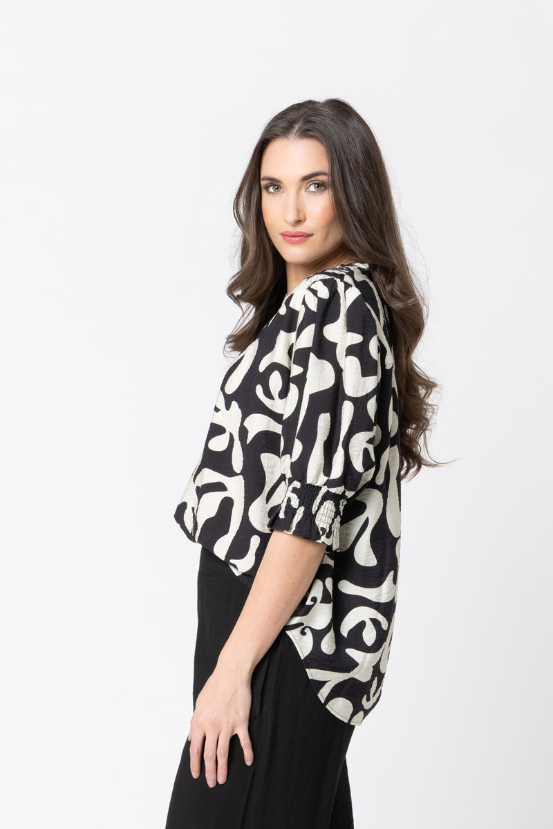 Seeking Lola | Shirt Sleeve Gifted Top