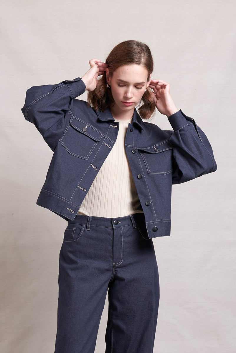 Neris Pump It Up Jacket | Indigo