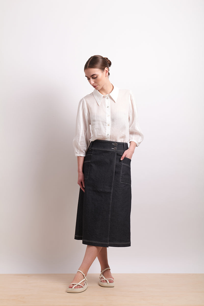 Neris | Pin Tuck Shirt