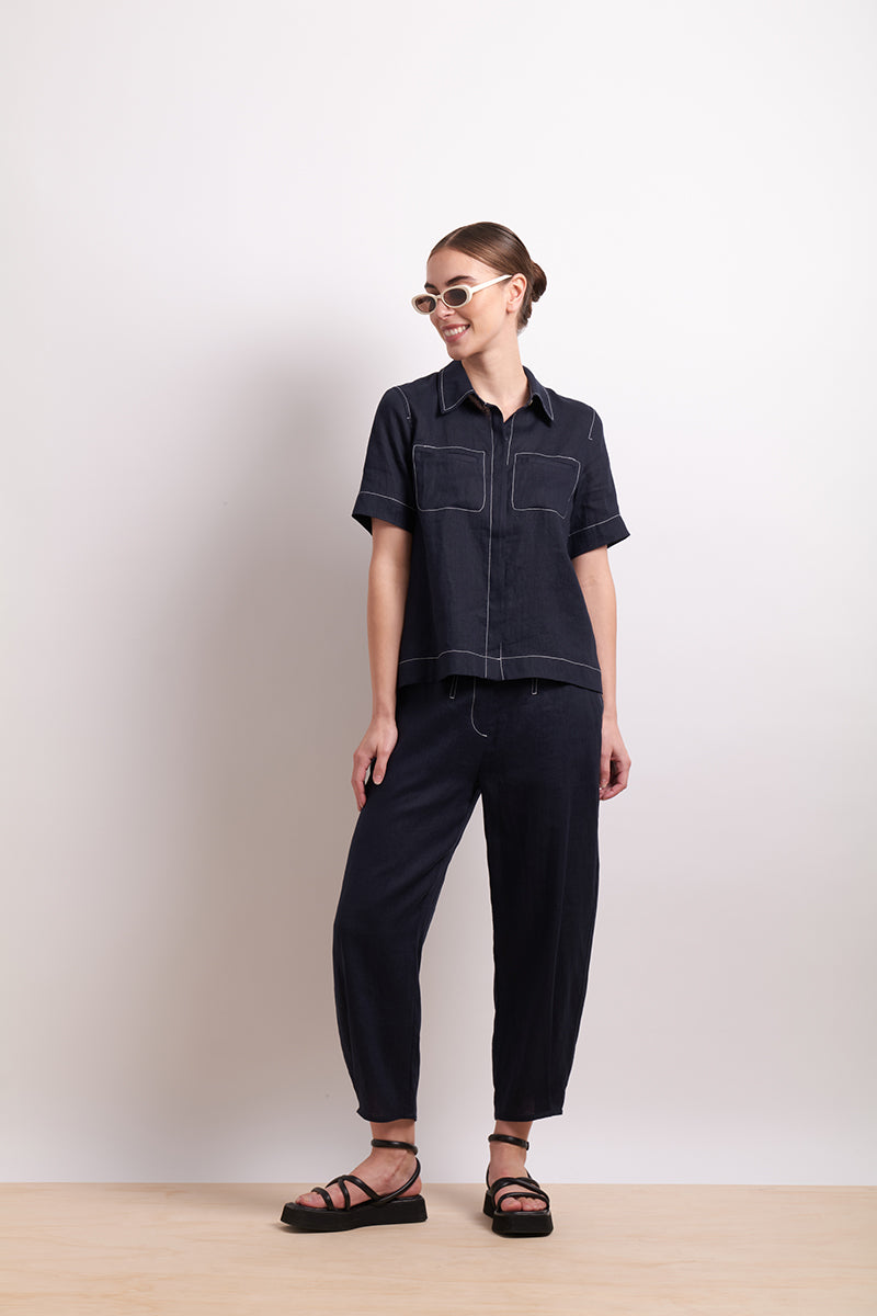 Neris | In Contrast Shirt