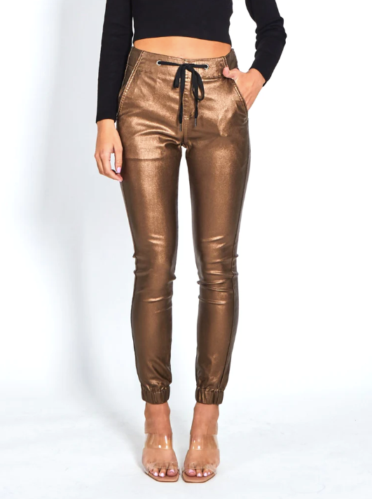 Monaco Hayden Wax Jogger | Bronze