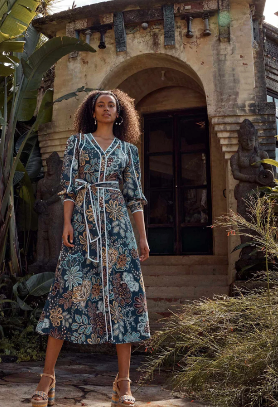 Once Was Laguna Dress | Aztec Flower