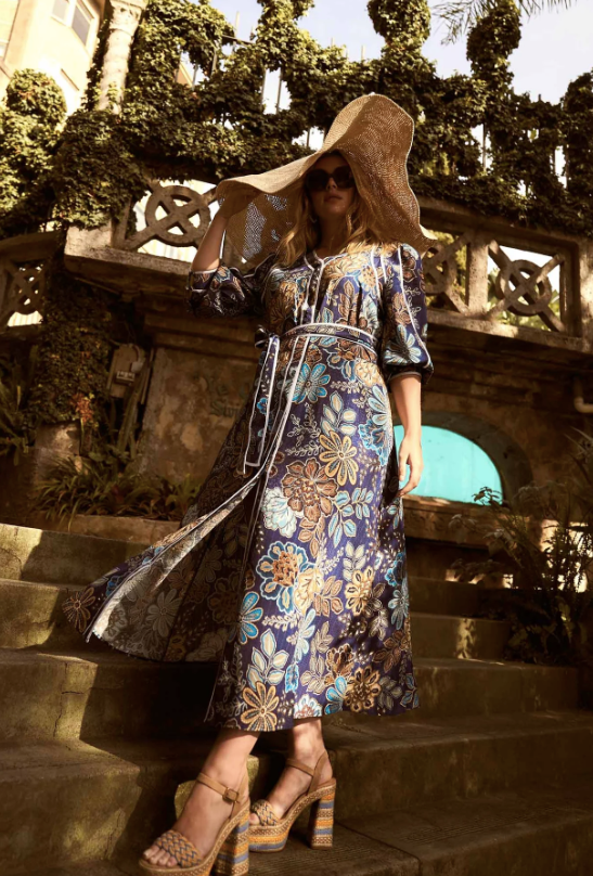 Once Was Laguna Dress | Aztec Flower