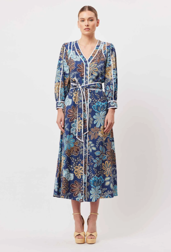 Once Was Laguna Dress | Aztec Flower
