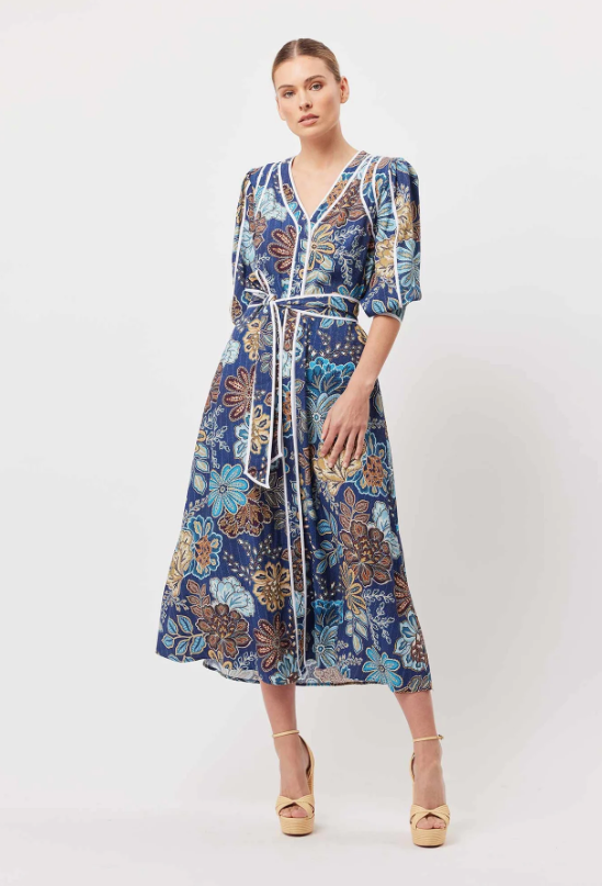 Once Was Laguna Dress | Aztec Flower