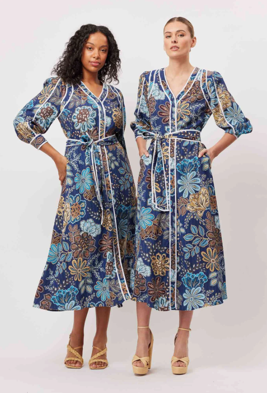 Once Was Laguna Dress | Aztec Flower