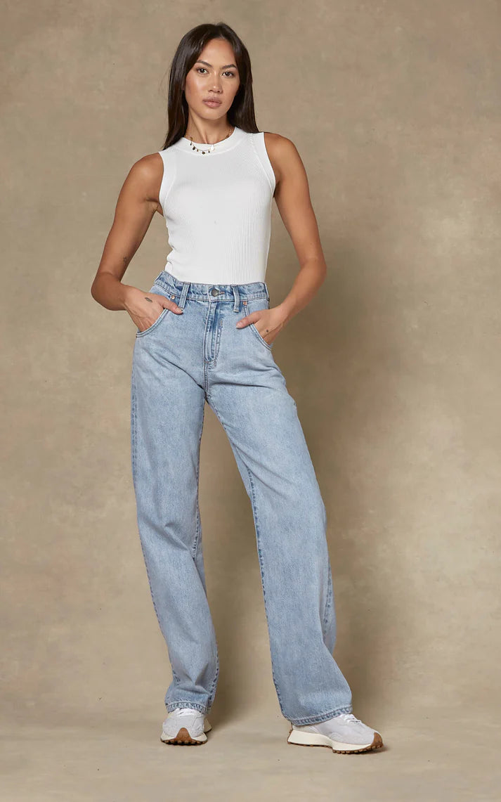 Dricoper Seville Straight Leg Blue Jean | Sunbleached
