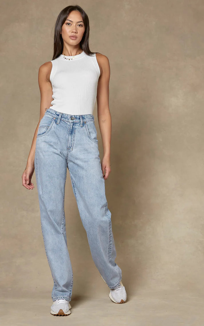 Dricoper Seville Straight Leg Blue Jean | Sunbleached