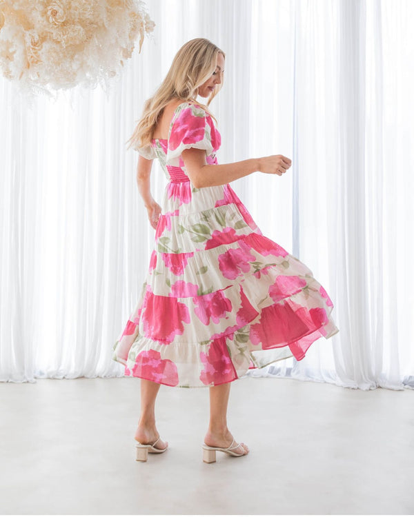 Ebby and I Maxi | Pink Floral