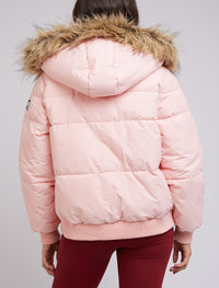All About Eve Active Fur Puffer | Pink