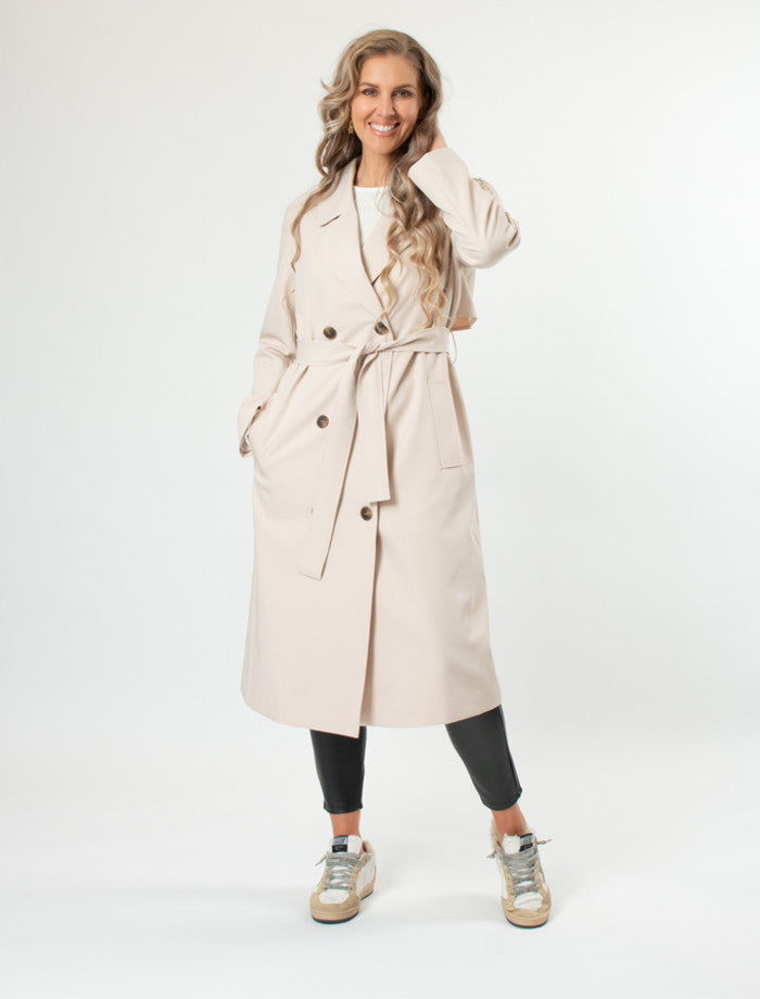 Stella + Gemma Boston Trench | Creme Brulee