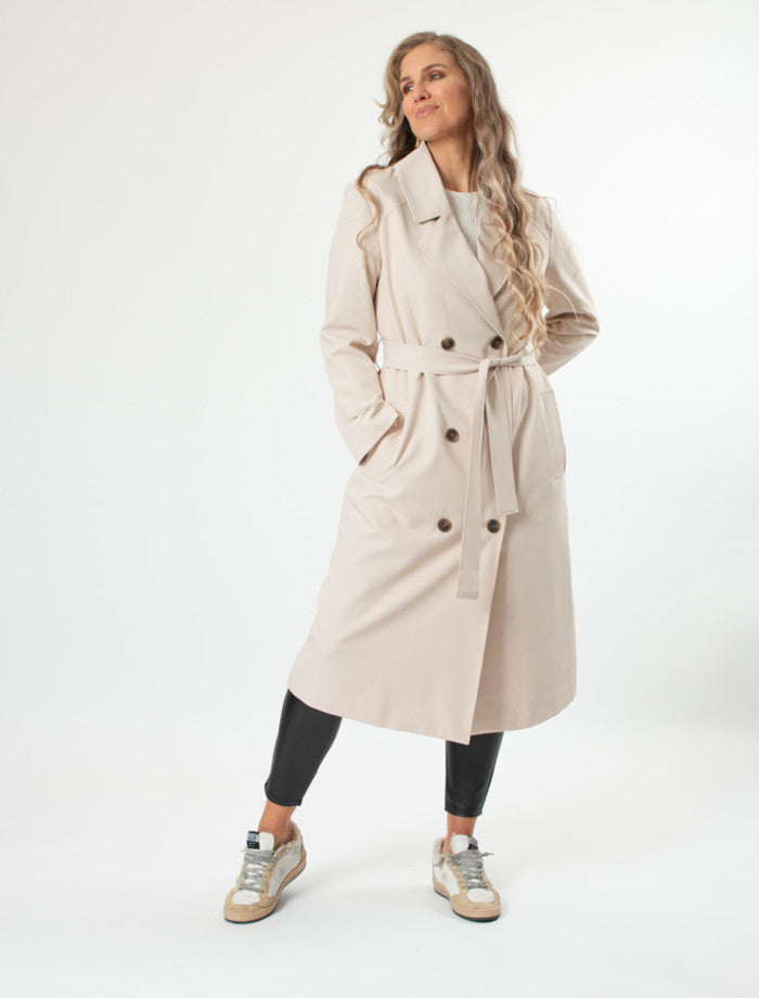 Stella + Gemma Boston Trench | Creme Brulee