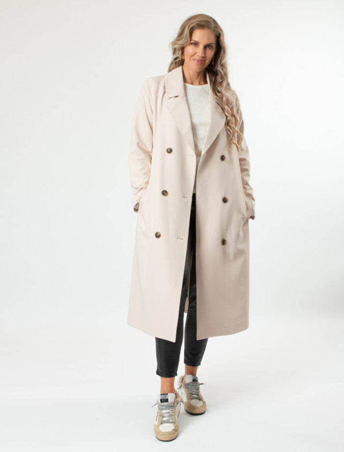 Stella + Gemma Boston Trench | Creme Brulee