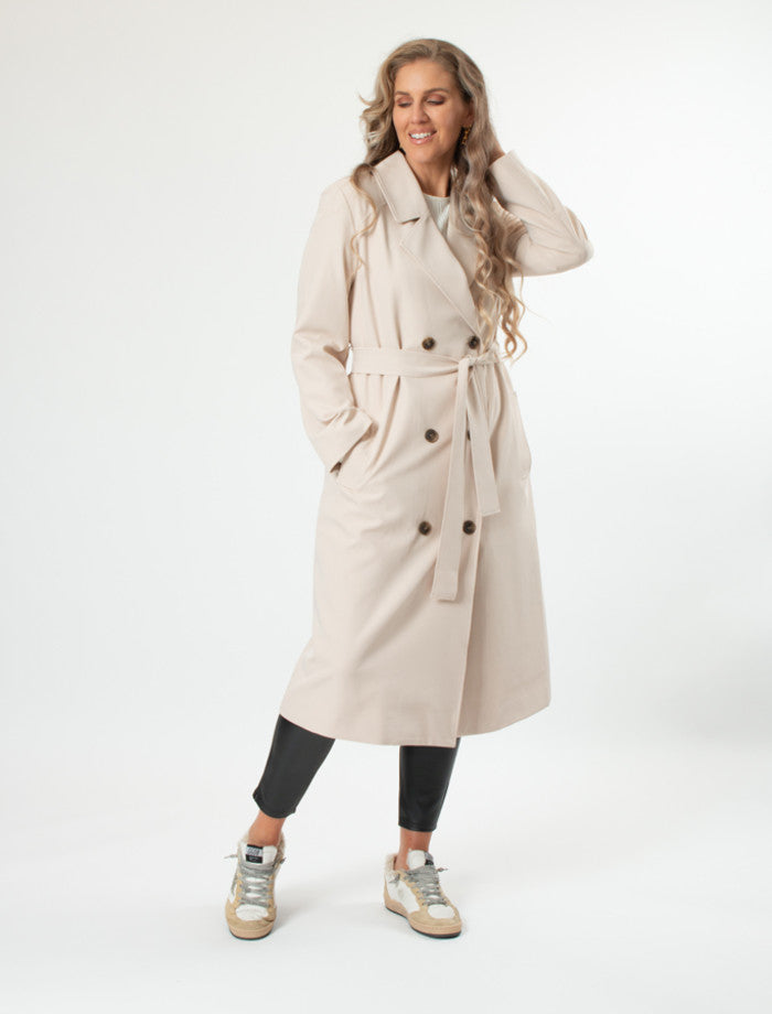 Stella + Gemma Boston Trench | Creme Brulee