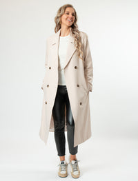 Stella + Gemma Boston Trench | Creme Brulee