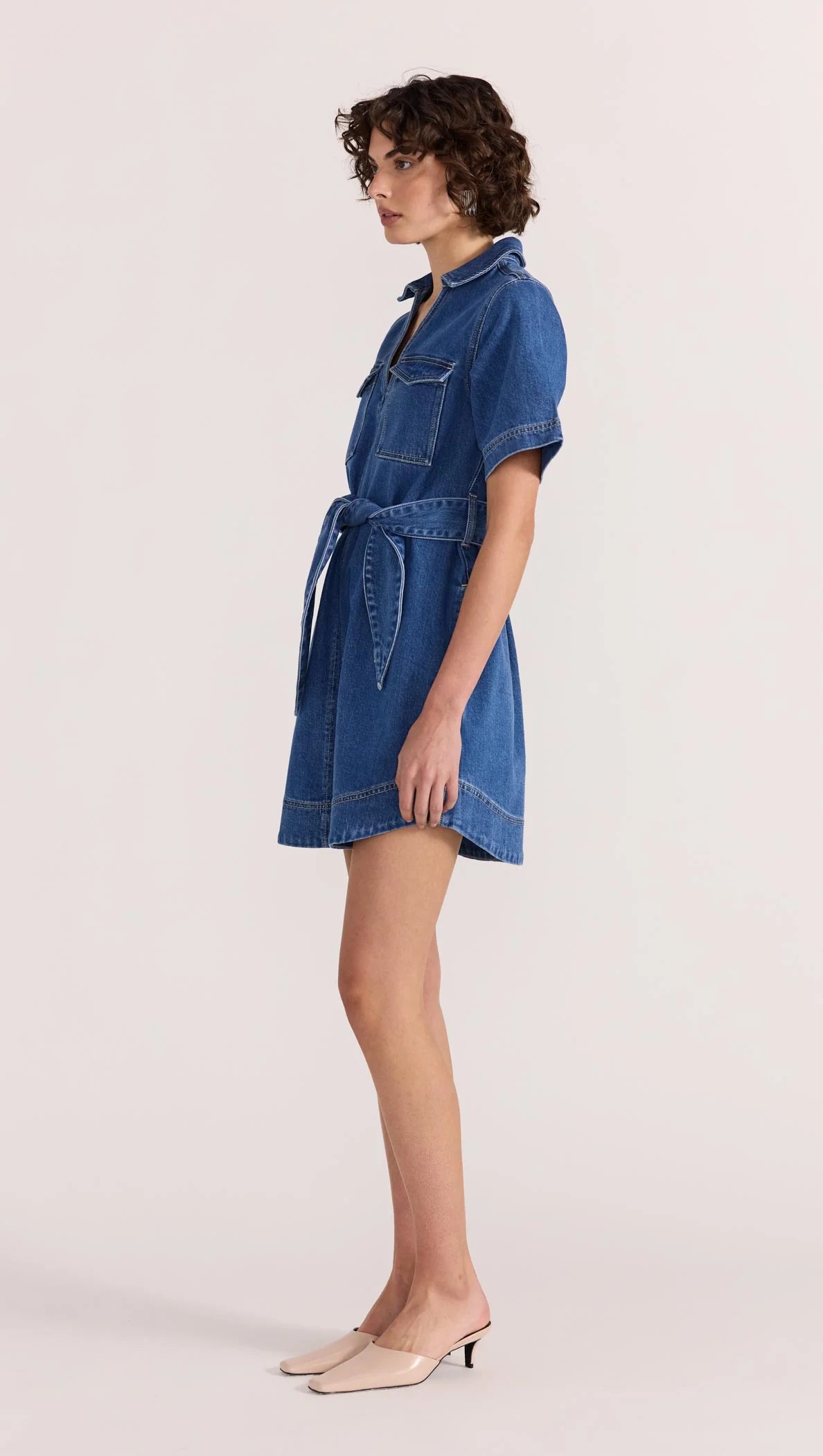 Staple the Label | Brooks Denim Mini Dress