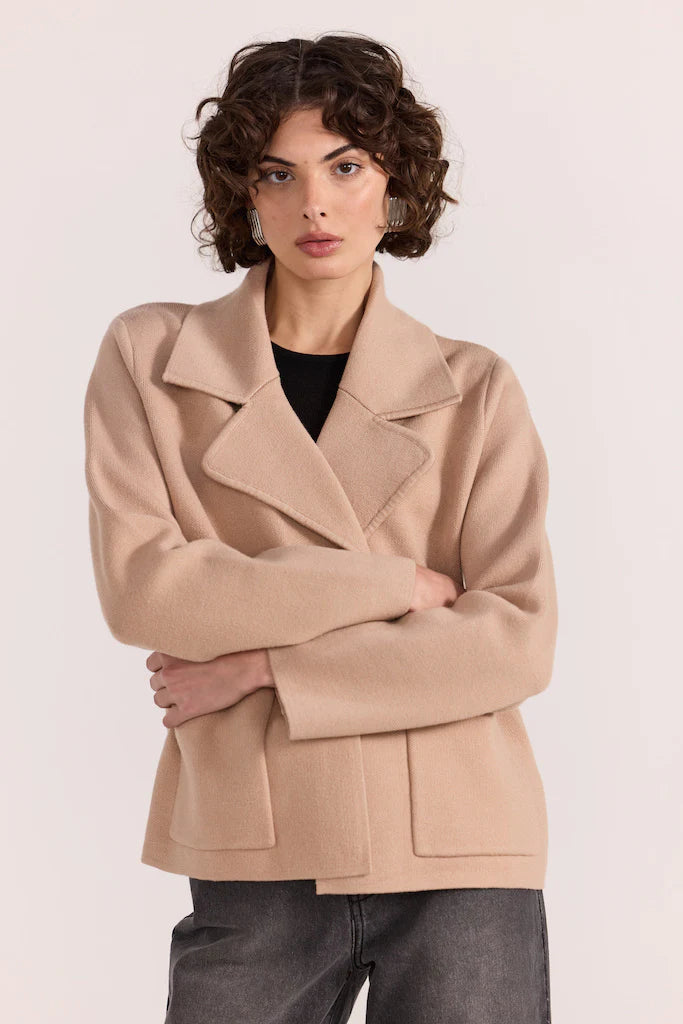 Staple the Label | Aiden Crop Coatigan