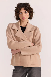 Staple the Label | Aiden Crop Coatigan