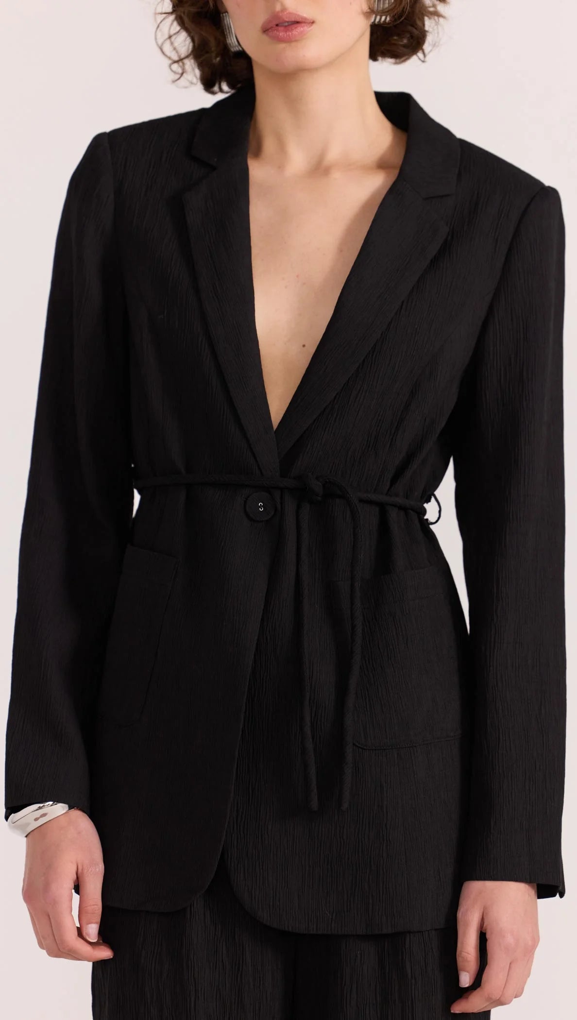 Staple the Label | Emory Tie Waist Blazer