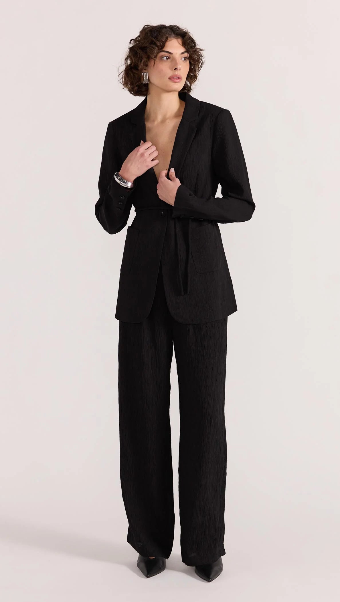 Staple the Label | Emory Tie Waist Blazer