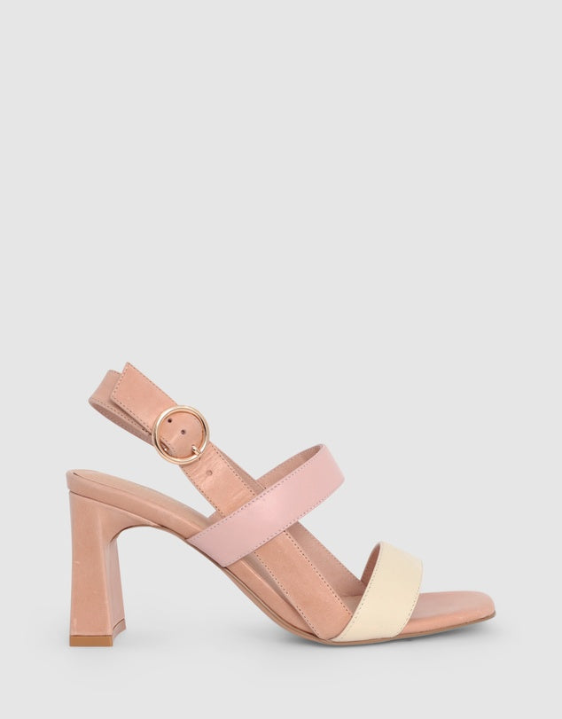 Nude Cheyenne Heel | Pink Trio