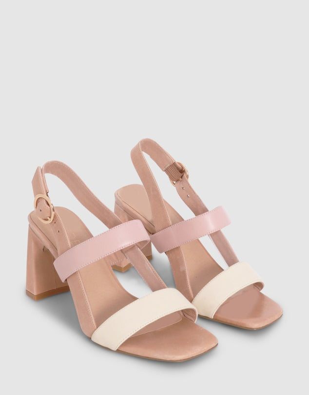 Nude Cheyenne Heel | Pink Trio