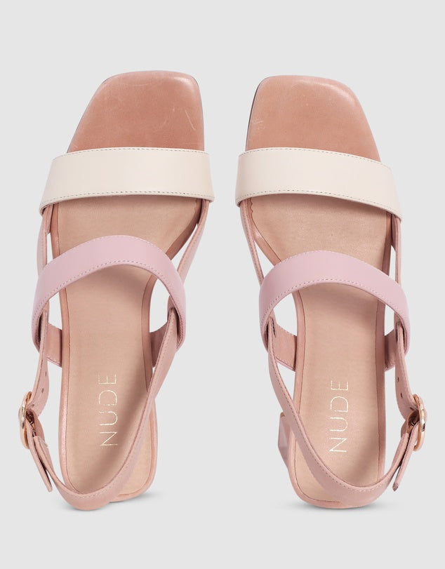 Nude Cheyenne Heel | Pink Trio