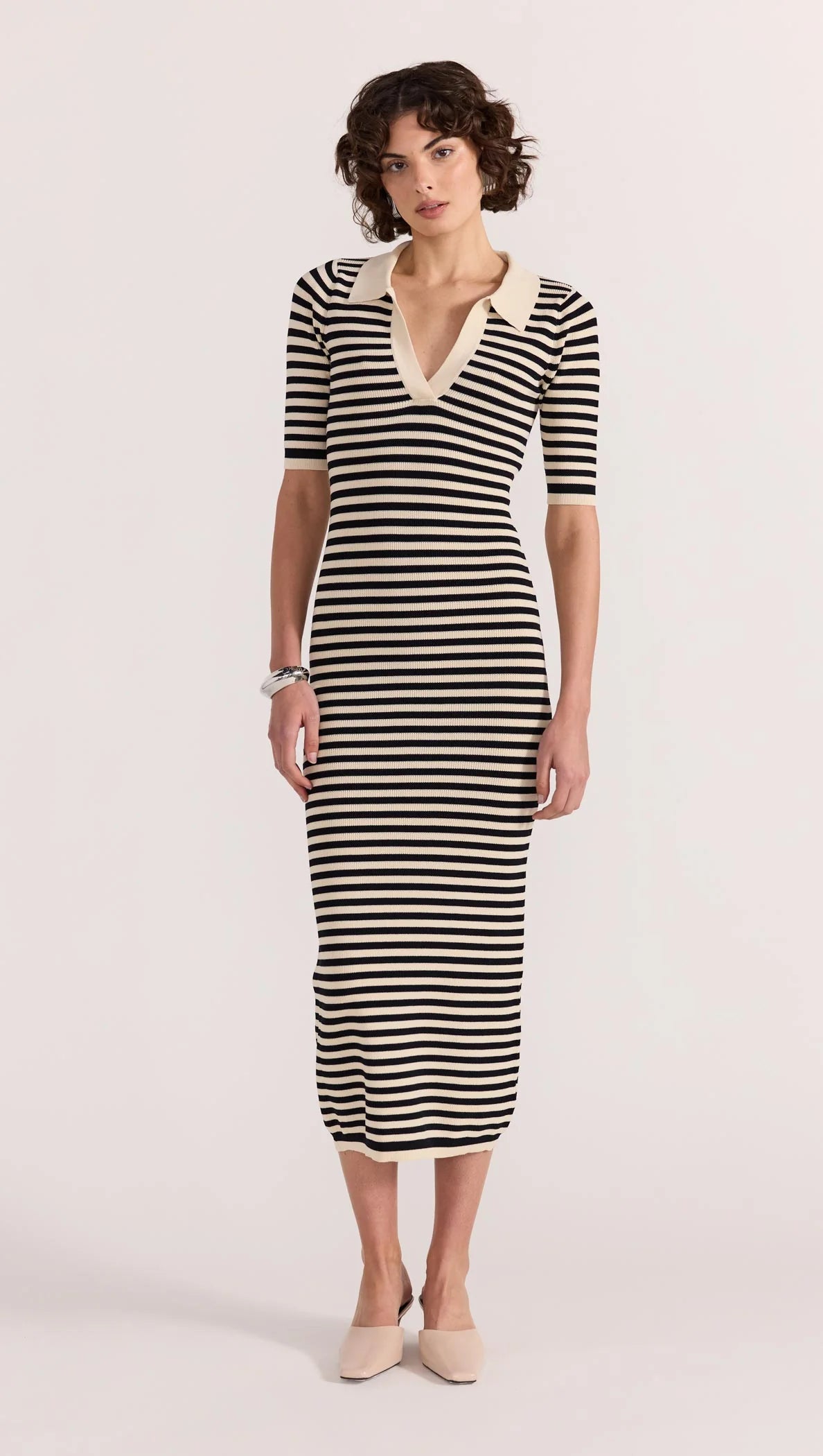 Staple the Label | Lana Stripe Knit Dress